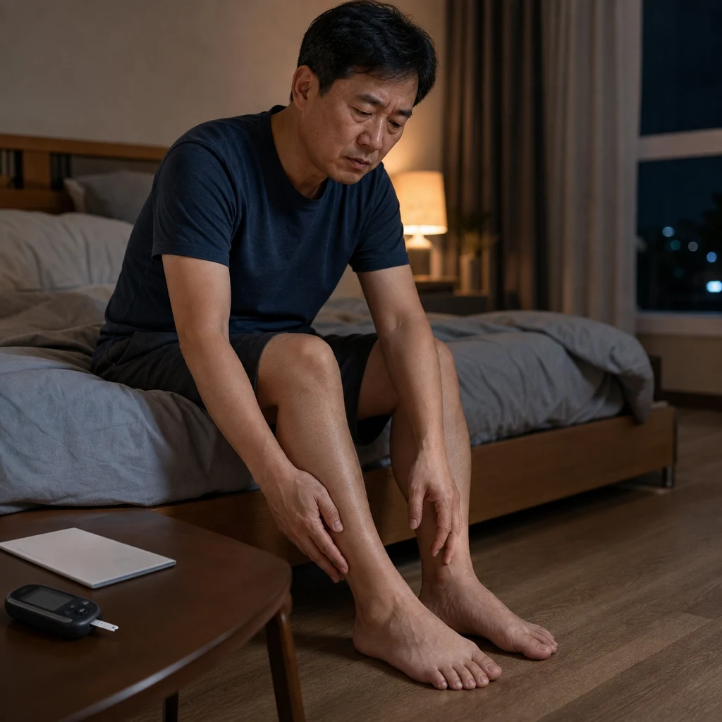 혈당이 정상인데도 양쪽 발바닥이 화끈거리고 저릴 수 있나요?